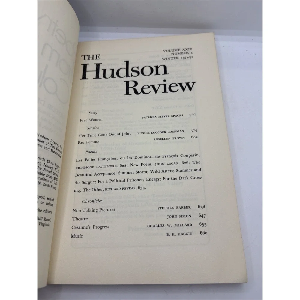 N/A hudson review